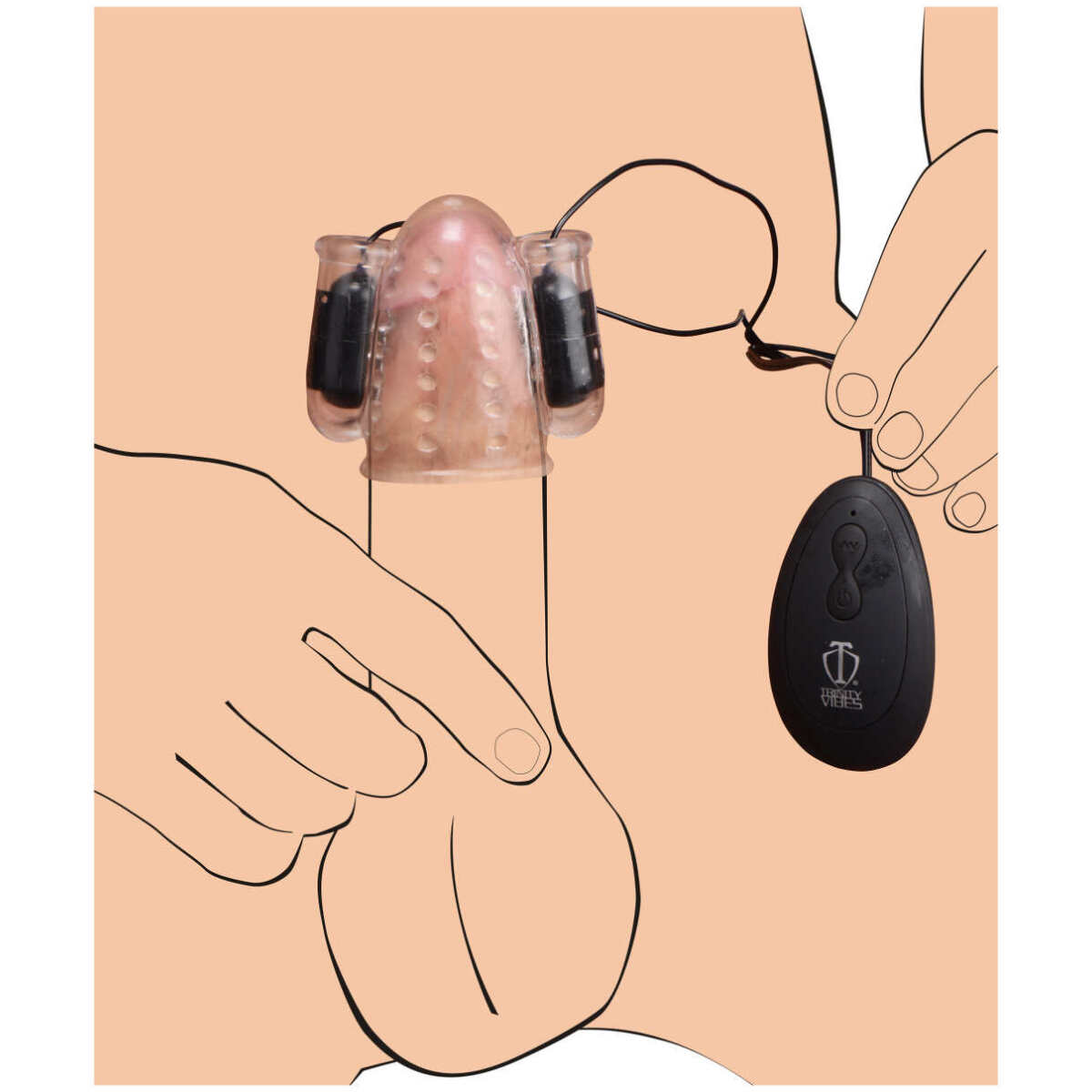 20X Deluxe Dual Vibrating Head Teaser