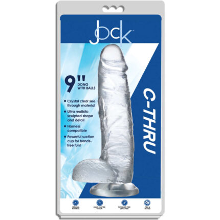 Jock C-Thru Dildo - 10 Inch - Image 6