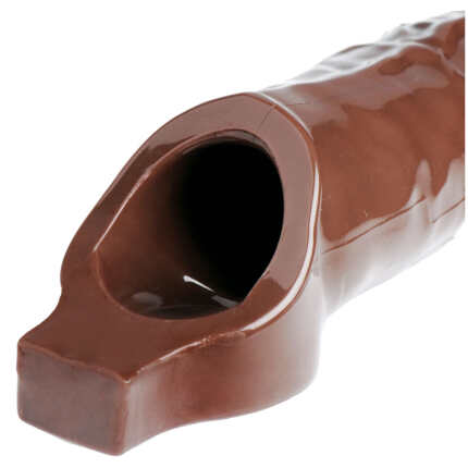 Really Ample Penis Enhancer Sheath- Brown - Image 3