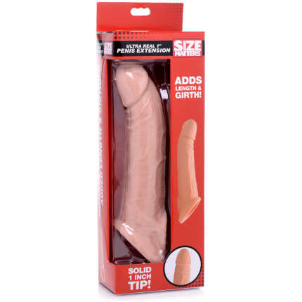 Ultra Real 1 Inch Solid Tip Penis Extension - Image 5
