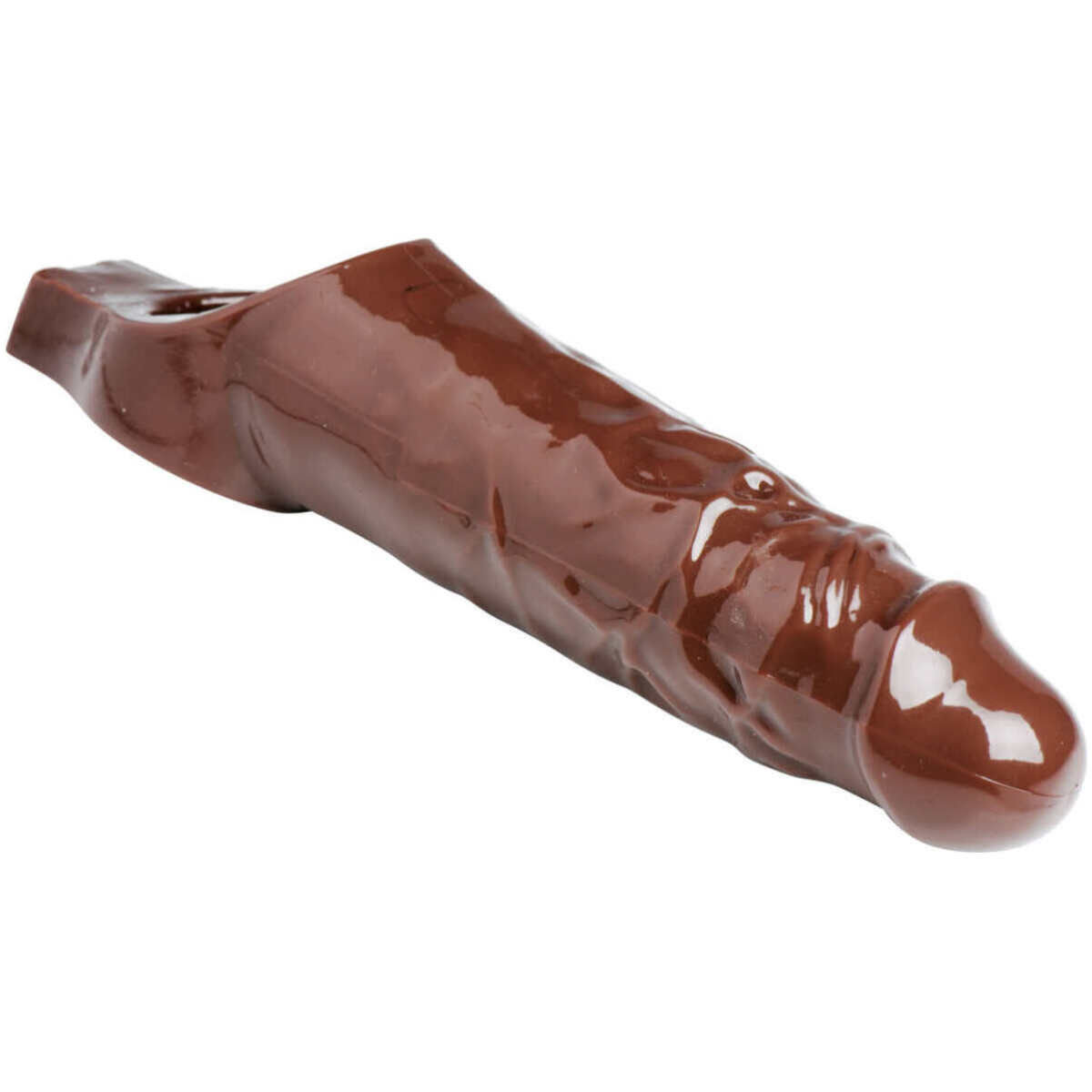Really Ample Penis Enhancer Sheath- Brown
