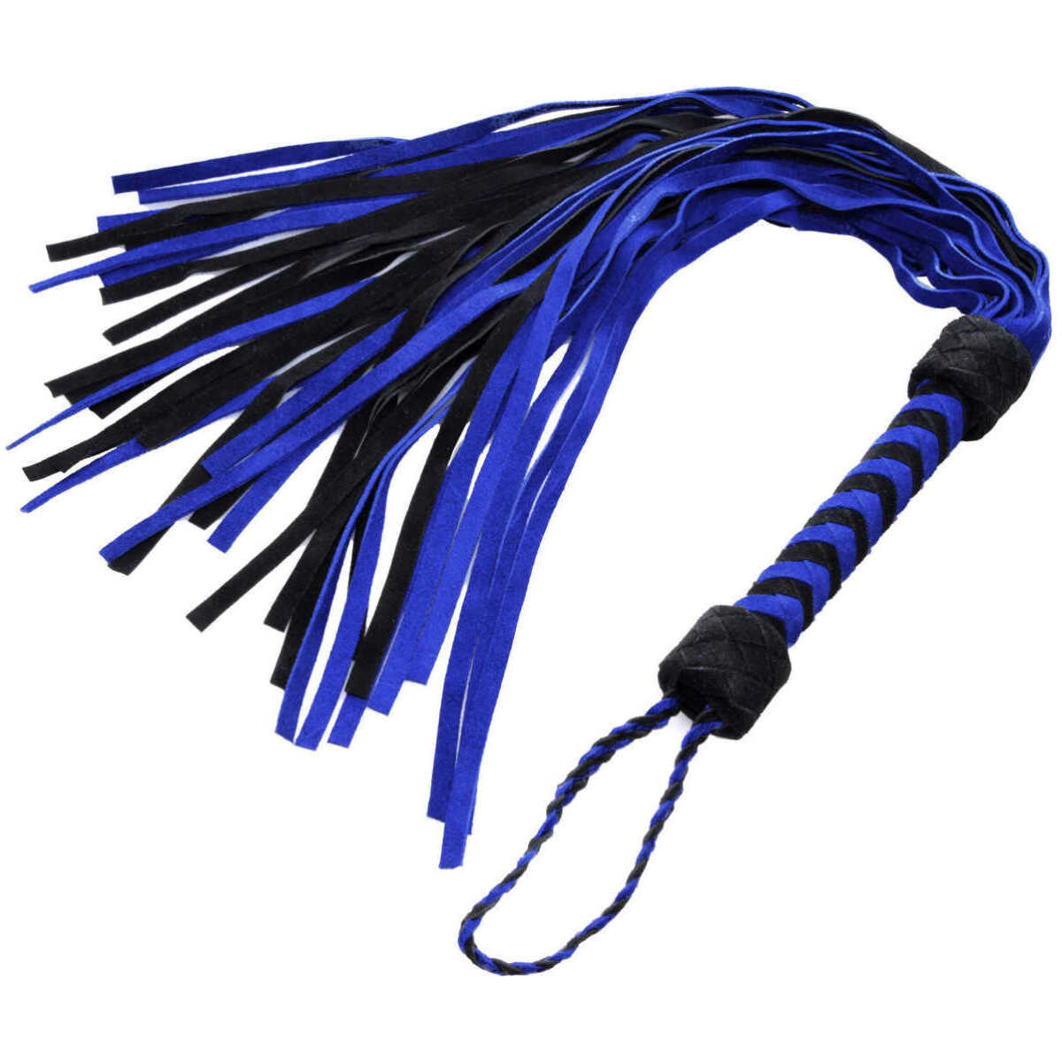 Black and Blue Suede Flogger