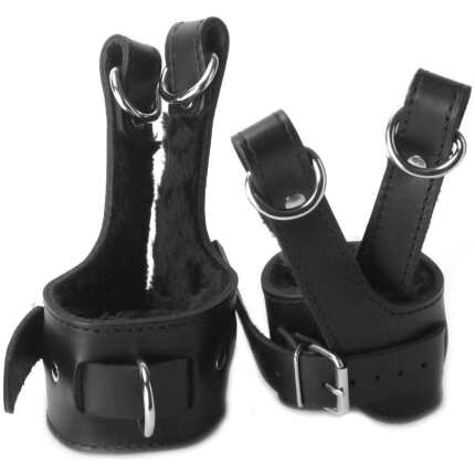 Strict Leather Fleece Lined Suspension Cuffs - Image 2