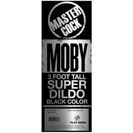 Moby Huge 3 Foot Tall Super Dildo - Black - Image 9