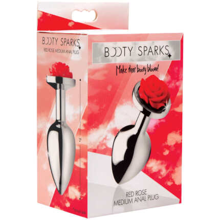 Red Rose Anal Plug- Medium - Image 5