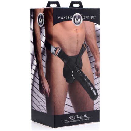 Infiltrator Hollow Strap-On with 10 Inch Dildo - Image 6