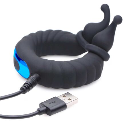 10X Cobra Dual Stimulation Silicone Cock Ring - Image 6