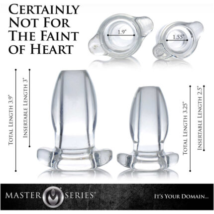 Gape Glory Clear Hollow Anal Plug - Image 12