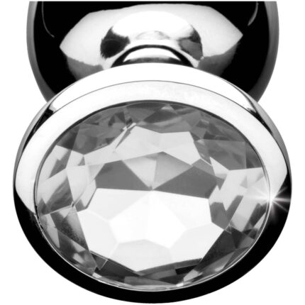 Clear Gem Anal Plug- Large - Image 4