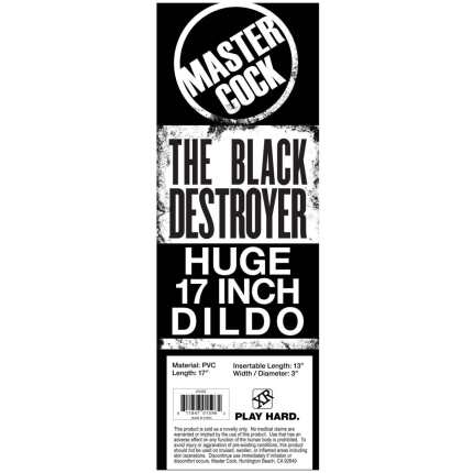 The Black Destroyer Huge 17 Inch Dildo - Image 5