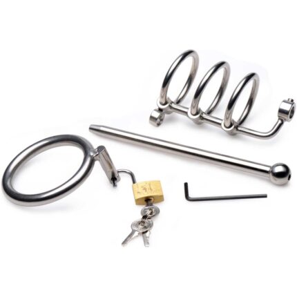 Gates of Hell Stainless Steel Adjustable Cum Through Sound Cage - Image 3