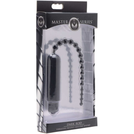 Dark Rod Vibrating Beaded Silicone Sound - Image 4