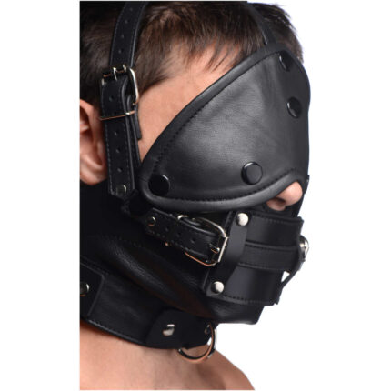 Leather Head Harness with Removeable Gag - Image 3