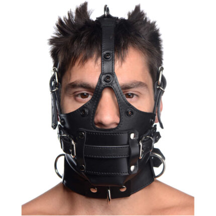 Leather Head Harness with Removeable Gag - Image 8