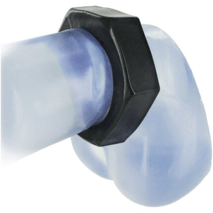 HexNut Cock Ring - Black - Image 3