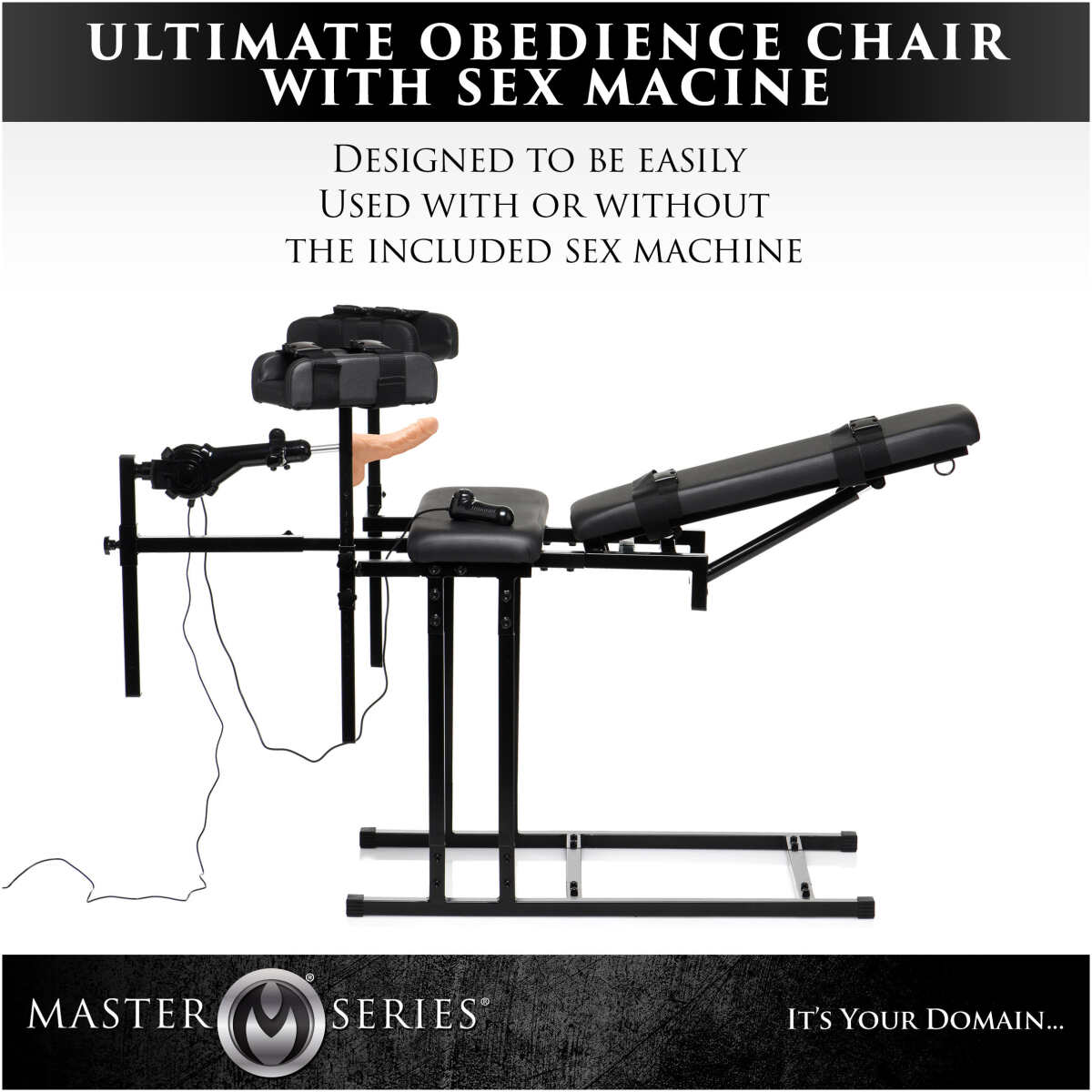 Master Series Ultimate Obedience Chair With Sex Machine For Sale On » HD Sex  Toys