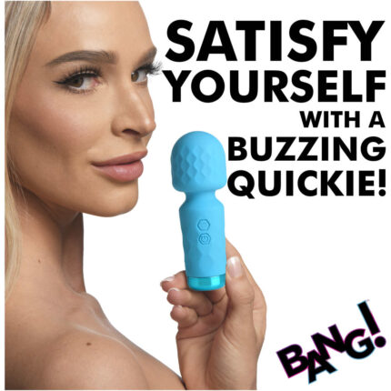 10X Mini Silicone Wand - Blue - Image 3