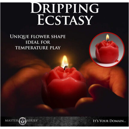 Flaming Rose Drip Candle - Image 3