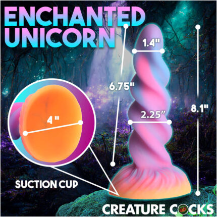 Moon Rider Glow-in-the-dark unicorn Dildo - Image 4