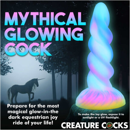 Moon Rider Glow-in-the-dark unicorn Dildo - Image 19