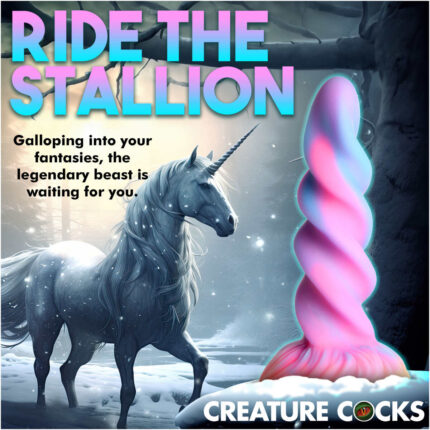 Moon Rider Glow-in-the-dark unicorn Dildo - Image 18