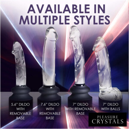 Glass Dildo with Silicone Base - 5.6 Inch - Image 7