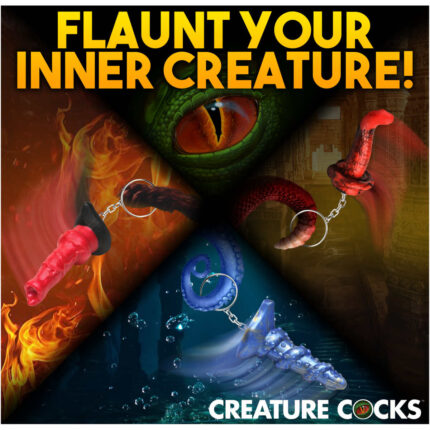 Hell-Hound, Lord Kraken, & King Cobra Silicone Keychain Set - Image 4
