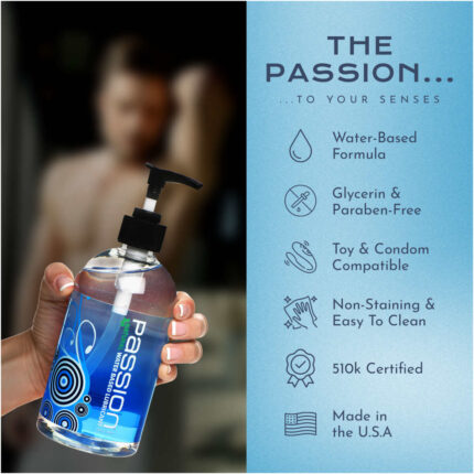 Passion Natural Water-Based Lubricant - 16 oz - Image 7