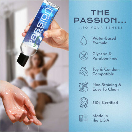 Passion Natural Water-Based Lubricant - 8 oz - Image 8